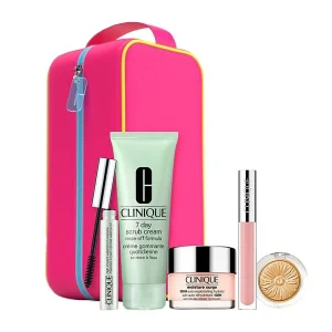 مجموعه مراقبت از پوست کلینیک مدل Vacation Glow مجموعه 6 عددی clinique 6pcs